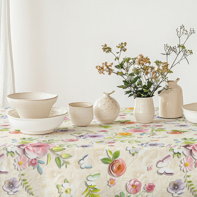 Wachstuch Tischdecken - BLUMEN & FLORAL