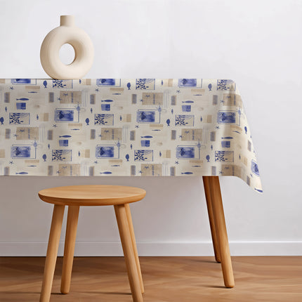 Wachstuch Tischdecke maritim See