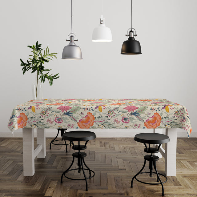 Jacquard Tischdecken - BLUMEN & DSCHUNGEL