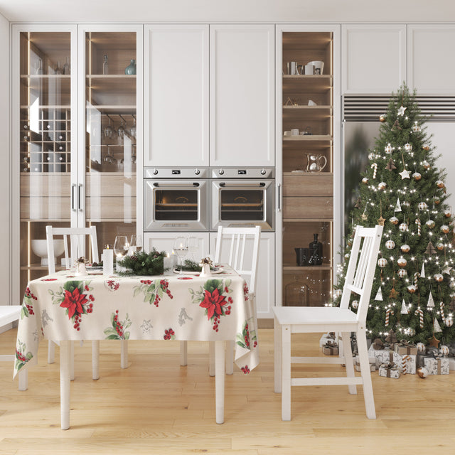Jacquard Tischdecke Weihanchten X-Mas