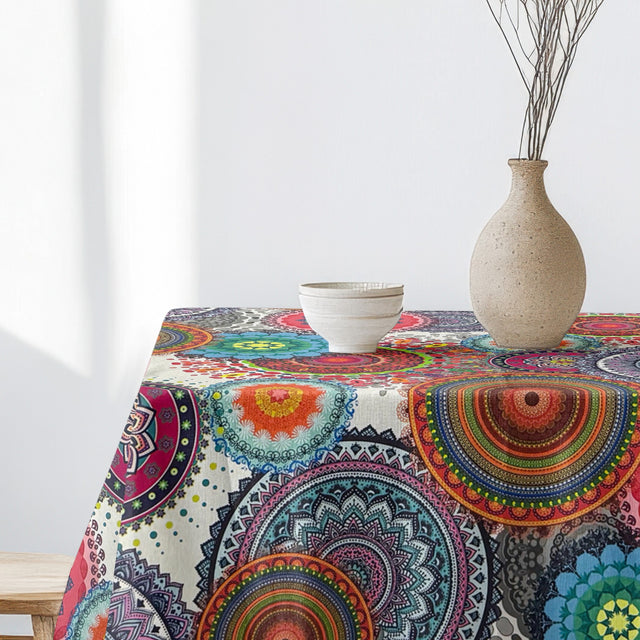 Jacquard Tischdecke Mandala