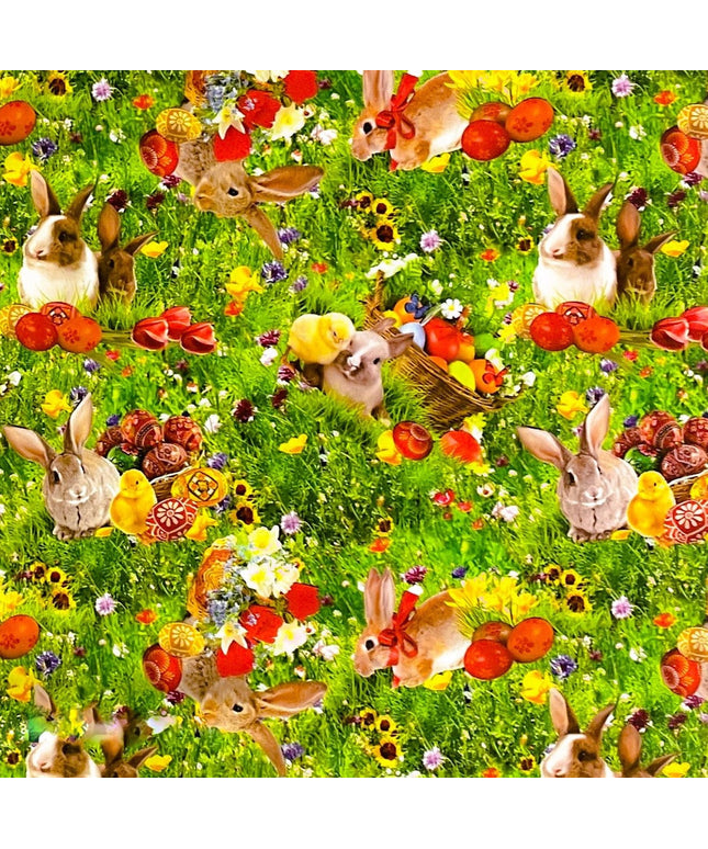 Wachstuch Rolle Meterware Rollenware 01002-00 Ostern Osterhase Ostereier