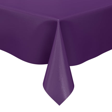 Wachstuch Tischdecke lila violett einfarbig unifarben uni17 eckig rund oval