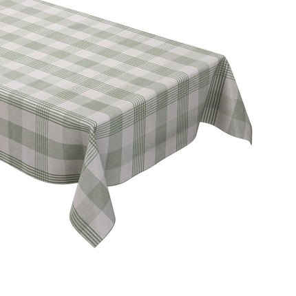 Wachstuch Tischdecke kariert grün