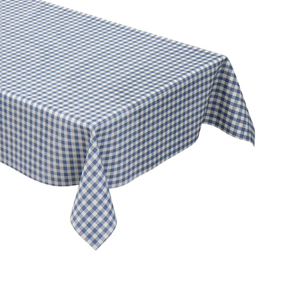 Wachstuch Tischdecke kariert hellblau