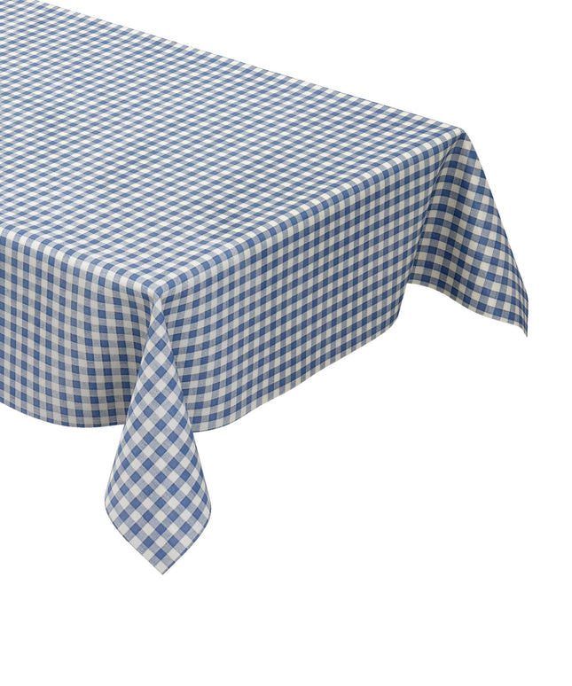Wachstuch Tischdecke kariert hellblau