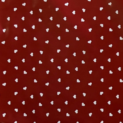 Wachstuch Tischdecke 01118-01 rot Herzen LOVE Liebe eckig rund oval