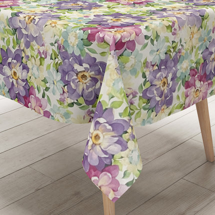 Wachstuch Tischdecke Blumen Blüten