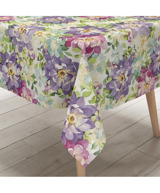 Wachstuch Tischdecke Blumen Blüten