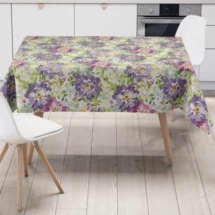 Wachstuch Tischdecke Blumen Blüten
