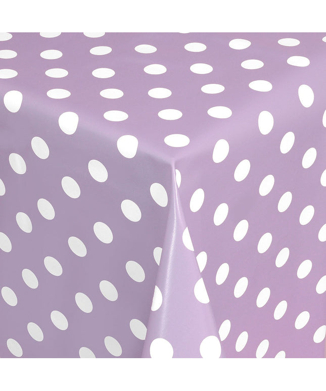 Wachstuch Rollenware Meterware Wachstuchrolle Punkte Polka Dots flieder