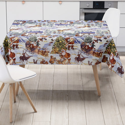 Wachstuch Rolle Weihnachten 01228-00 Winter Wonderland Bordürenmuster Rollenware