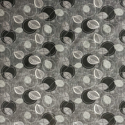 Wachstuch Tischdecke modern Kreise Linien