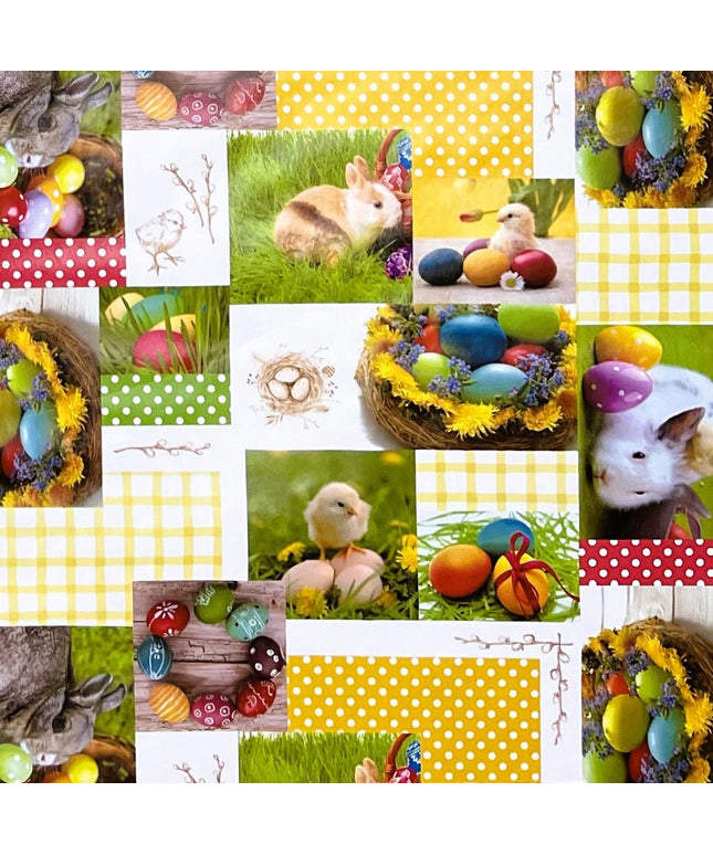 Wachstuch Rolle Meterware Rollenware 01360-00 Ostern Osterhase Ostereier
