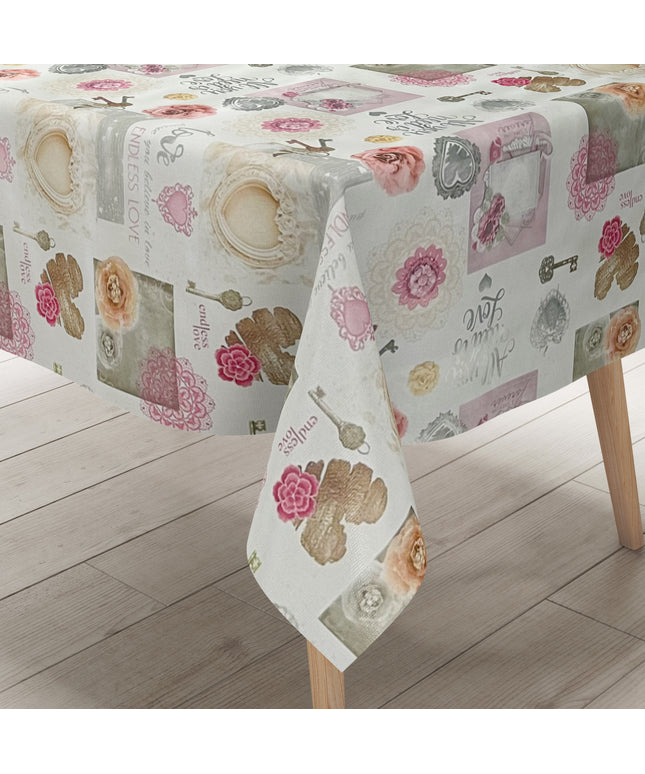 Wachstuch Tischdecke Rosen