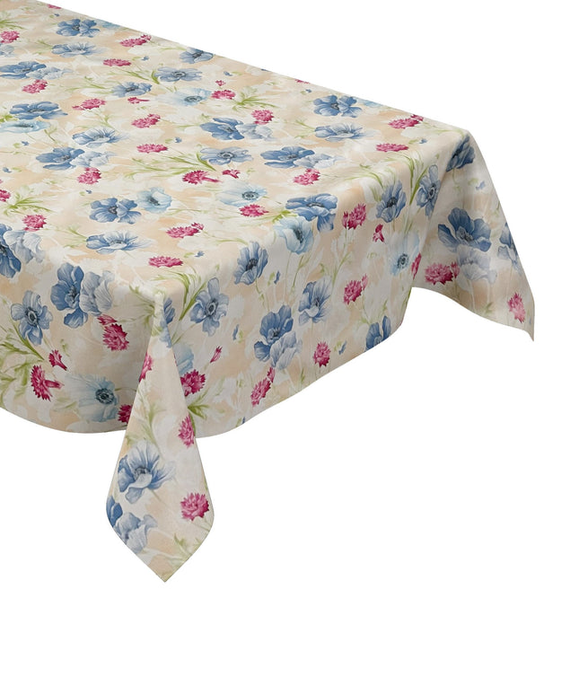 Wachstuch Tischdecke Mohnblumen