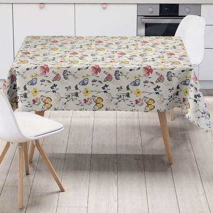 Wachstuch Rolle SONDERPOSTEN Schmetterlinge Blumen floral 01431-00 Rollenware