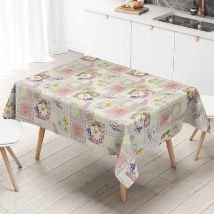 Wachstuch Rolle SONDERPOSTEN Blumen floral bunt 01447-01 Rollenware