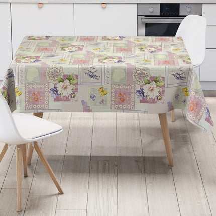 Wachstuch Rolle SONDERPOSTEN Blumen floral bunt 01447-01 Rollenware