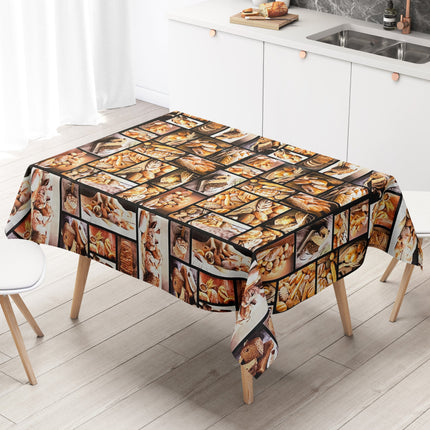 Wachstuch Tischdecke Bäckerei