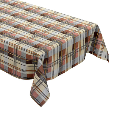 Wachstuch Tischdecke bordeaux kariert