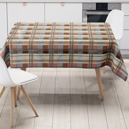 Wachstuch Tischdecke bordeaux kariert