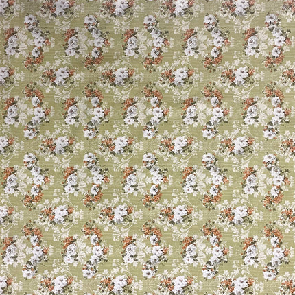 PVC Tischdecke rosen hellgrün Wachstuch