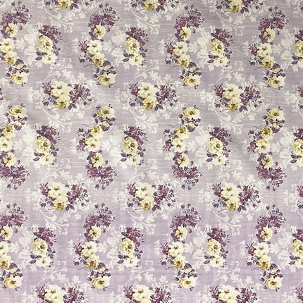 Wachstuch Rolle SONDERPOSTEN Blumen floral violet 01539-05 Rollenware