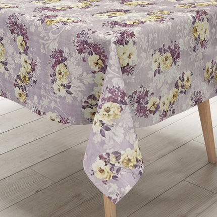 Wachstuch Rolle SONDERPOSTEN Blumen floral violet 01539-05 Rollenware
