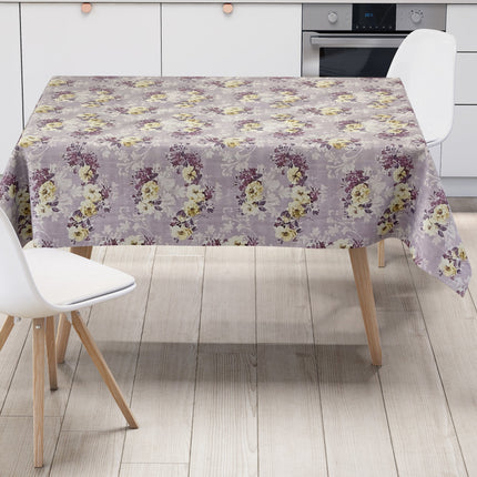 Wachstuch Rolle SONDERPOSTEN Blumen floral violet 01539-05 Rollenware
