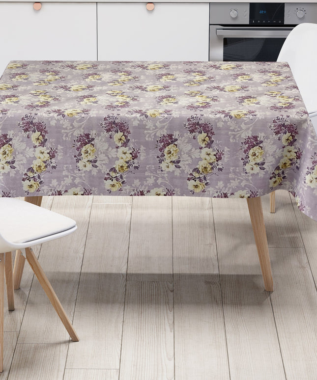 Wachstuch Rolle SONDERPOSTEN Blumen floral violet 01539-05 Rollenware