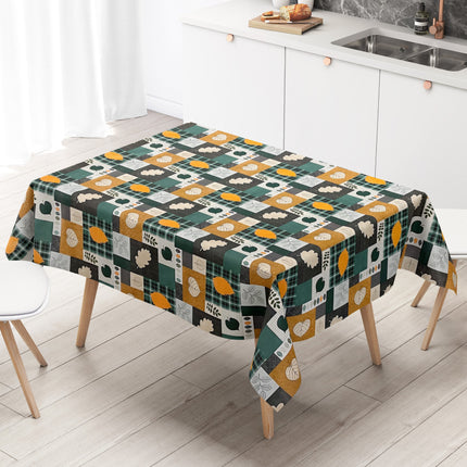 Wachstuch Tischdecke Laub Herbst Blätter