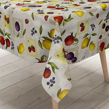 Wachstuch Tischdecke Obst Früchte