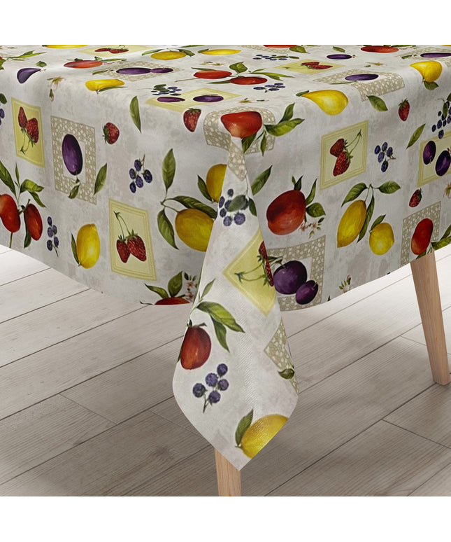 Wachstuch Tischdecke Obst Früchte