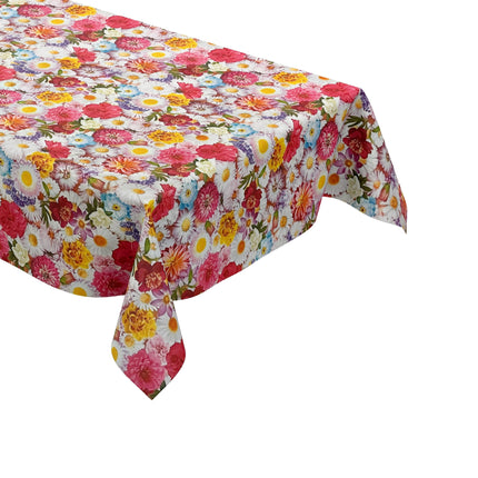 Wachstuchtischdecke Tischdecke Gebera Blumen Blüten