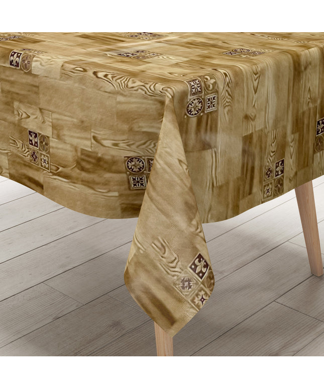 Wachstuch Tischdecke Holz Eiche