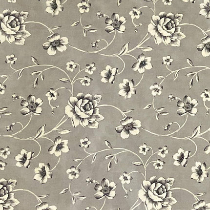 Wachstuch Tischdecke Rosen grau beige