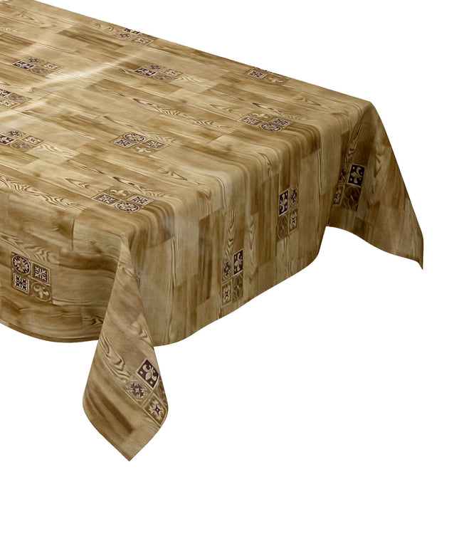 Wachstuch Tischdecke Holz Eiche
