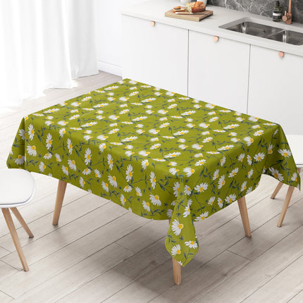 Wachstuch Tischdecke grün Frühjahr