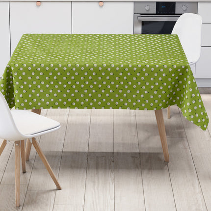 Wachstuch Tischdecke Gänseblümchen grün
