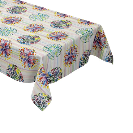 Wachstuch Tischdecke Flower Power Mandala Chakra