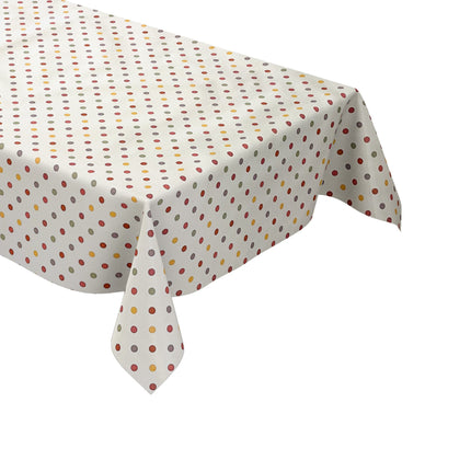 Wachstuch Tischdecke bunte Punkte
