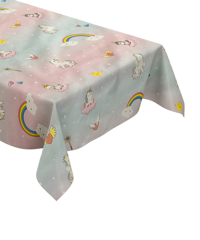 Wachstuch Tischdecke Einhorn Unicorn