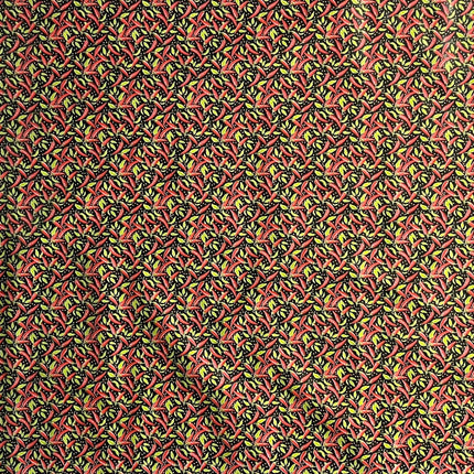 Wachstuch Tischdecke Peperoni schwarz