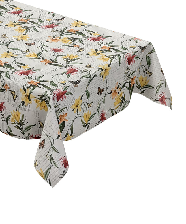 Wachstuch Tischdecke Lilien