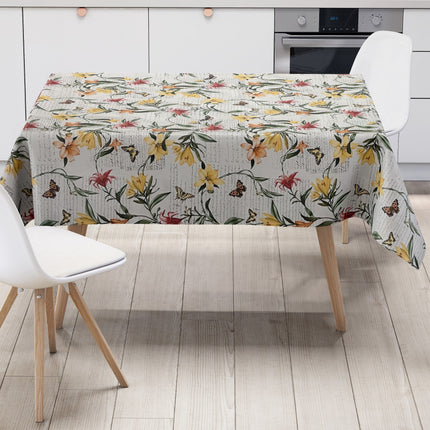 Wachstuch Tischdecke Lilien