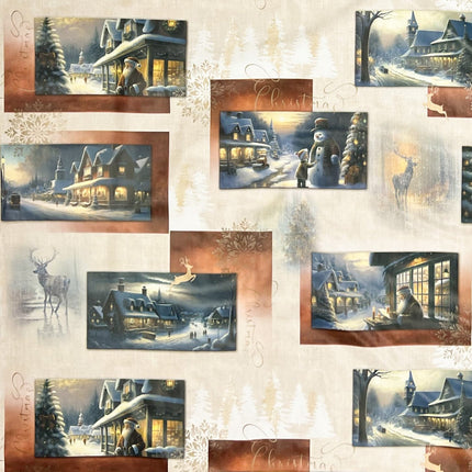 Wachstuch Tischdecke Weihnachten