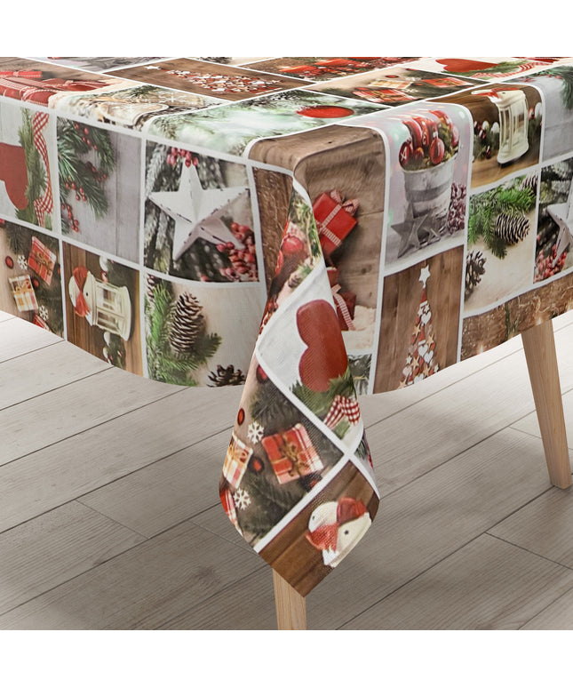 Wachstuch Tischdecke Weihanchten Advent