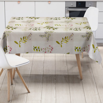 Wachstuch Tischdecke Kräuter