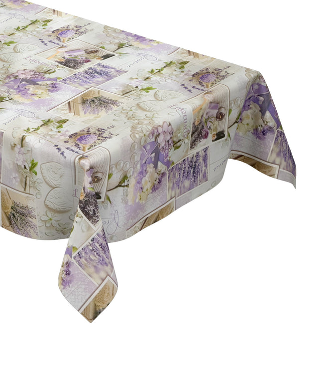 Wachstuch Tischdecke Lavendel